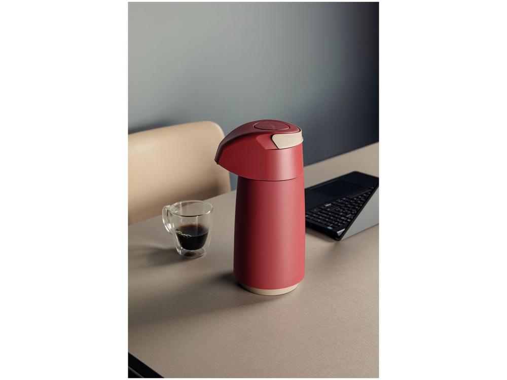 Garrafa Térmica Tramontina 1L Exata Vermelha - 3