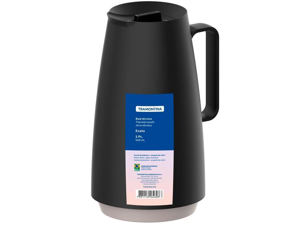 Bule de Chá e Café de Plástico Preto 500ml Tramontina Exata - 2