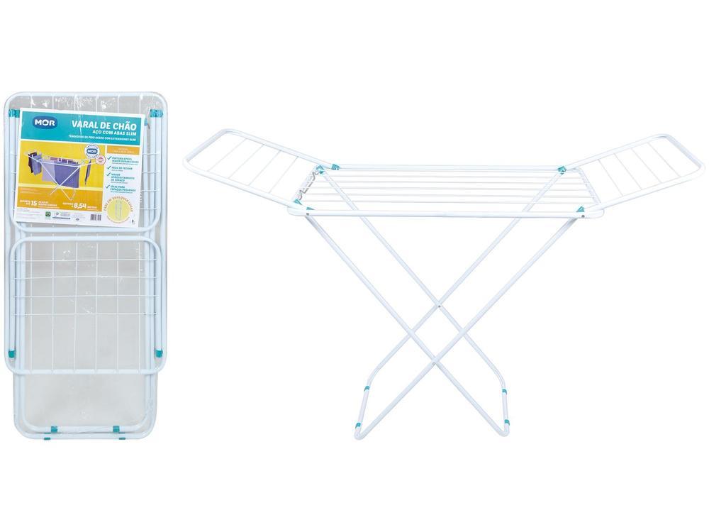 Varal de Chão Dobrável com Abas Mor Slim - 8
