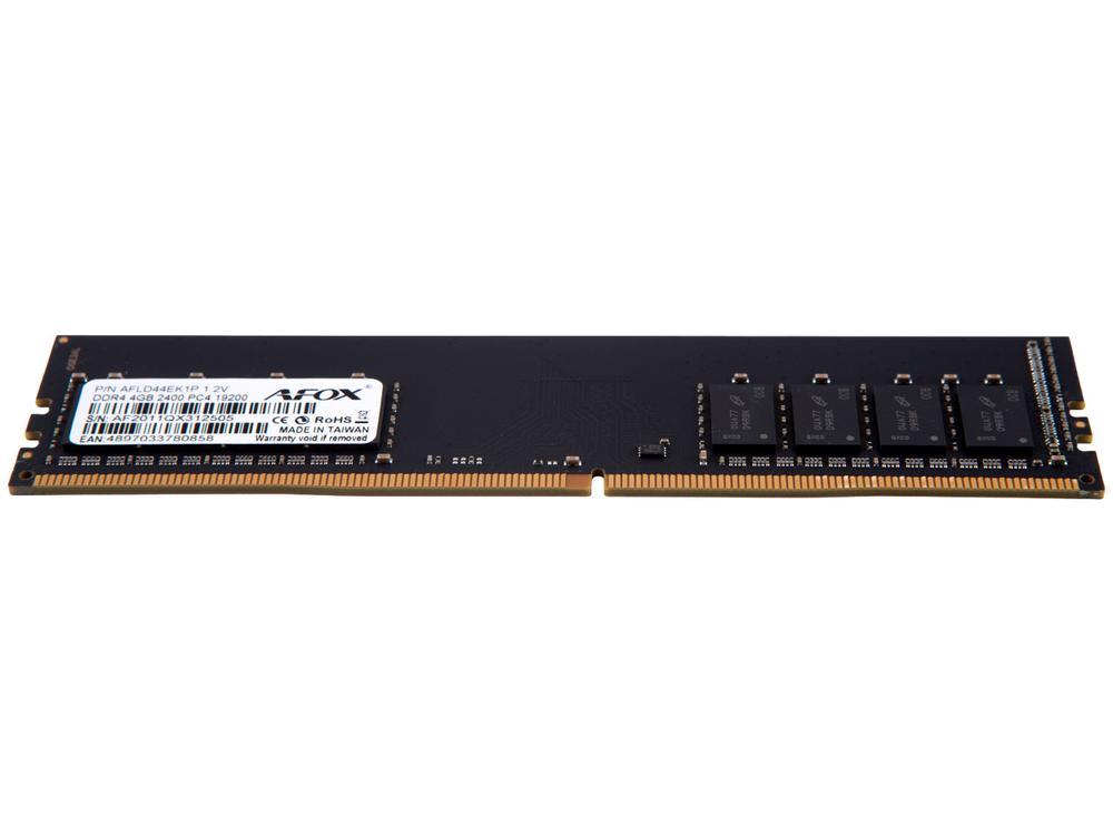 Memória RAM 4GB DDR4 Afox AFLD44EK1P 2400Mhz - 4