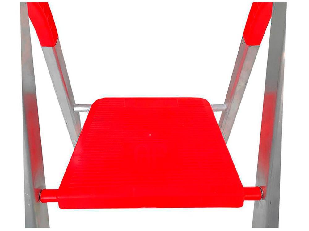 Escada de Alumínio Tesoura 6 Degraus Doméstica - 2