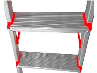 Escada de Alumínio Tesoura 6 Degraus Doméstica