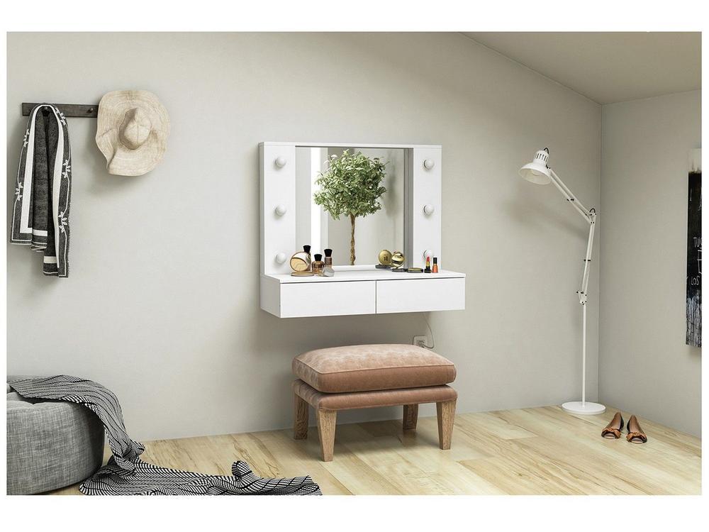 Penteadeira Camarim Parede com Espelho - 3