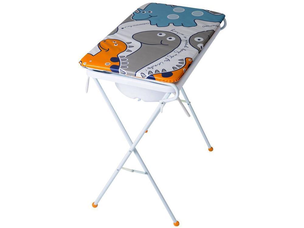 Banheira de Bebê com Suporte e Trocador Galzerano Standard II Dino - 2