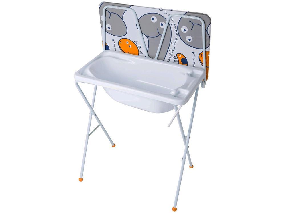 Banheira de Bebê com Suporte e Trocador Galzerano Standard II Dino - 3