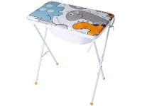Banheira de Bebê com Suporte e Trocador Galzerano Standard II Dino - 1