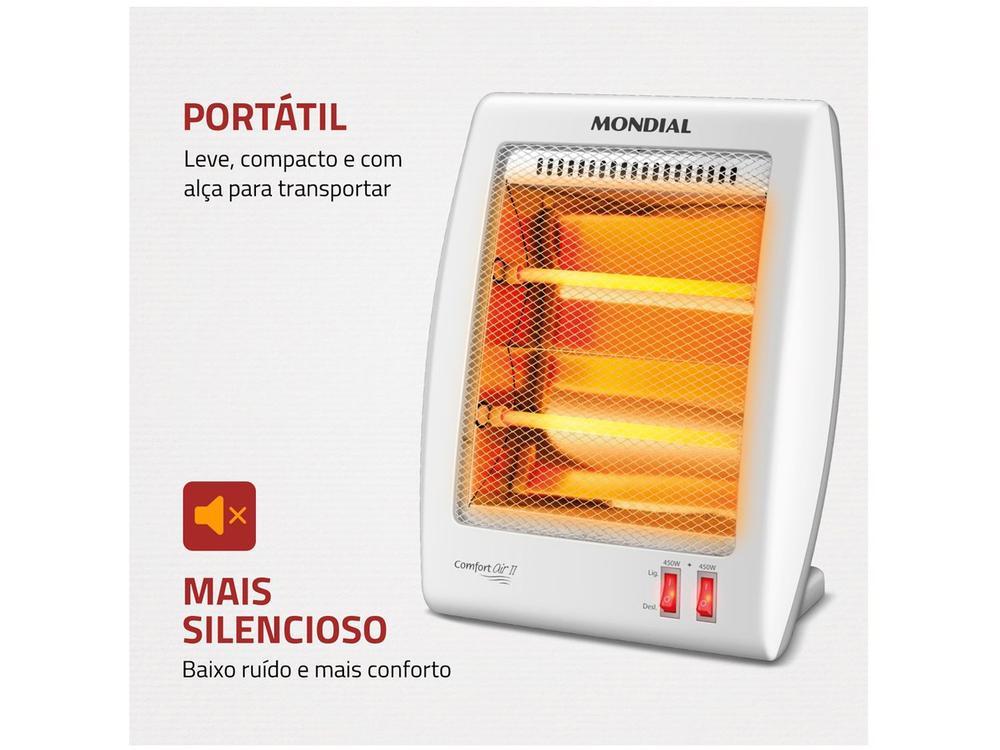 Aquecedor Quartzo Mondial A-15 Portátil - 13