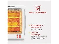 Aquecedor Quartzo Mondial A-15 Portátil - 5