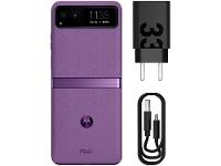 Smartphone Motorola Razr 40 256GB Lilac 5G Snapdragon 8GB RAM 6,9" Câm. Dupla + Selfie 64MP - 6