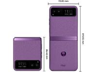 Smartphone Motorola Razr 40 256GB Lilac 5G Snapdragon 8GB RAM 6,9" Câm. Dupla + Selfie 64MP - 7