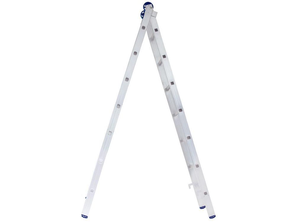 Escada de Alumínio Extensível 2x7 Doméstica - 7