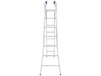 Escada de Alumínio Extensível 2x7 Doméstica