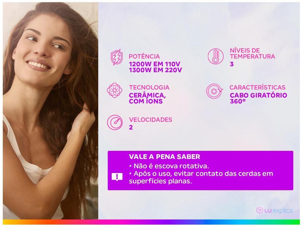 Escova Secadora Philco 1300W Cerâmica Turmalina - 3