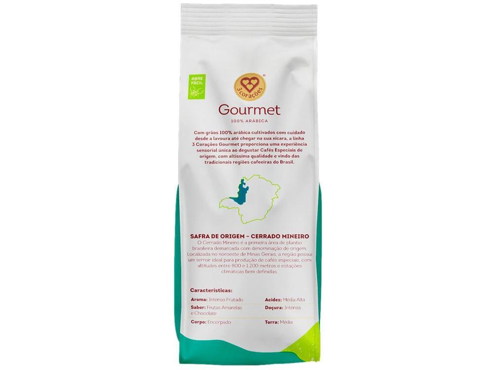 Café Moído Gourmet 3 Corações 100% Arábica Cerrado Mineiro 250g - 4