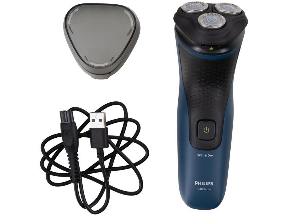 Barbeador Elétrico Philips 1000 Series Seco e Molhado 1 Velocidade - 1