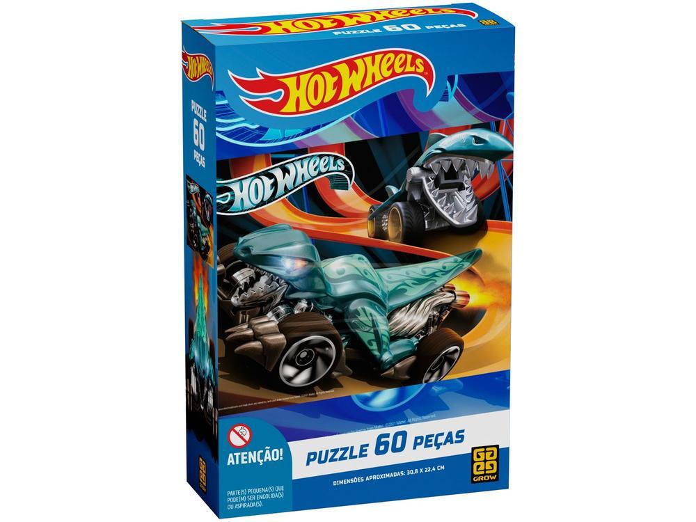 Quebra-cabeça 60 Peças Puzzle Infantil Hot Wheels - 10