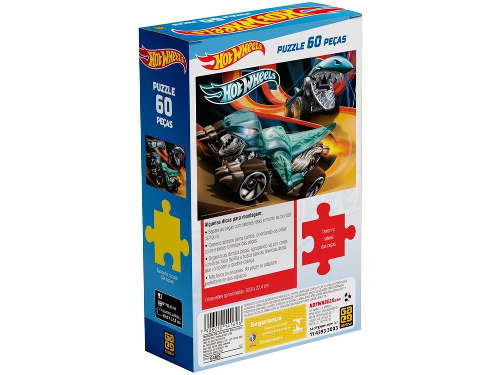 Quebra-cabeça 60 Peças Puzzle Infantil Hot Wheels - 9