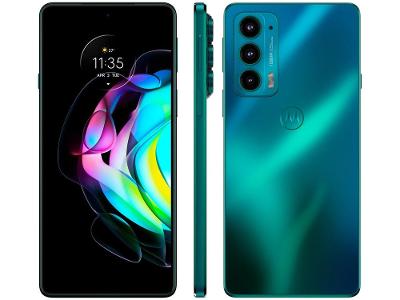 Smartphone Motorola Edge 20 128GB Verde 5G 8GB RAM Tela 6,7” Câm. Tripla + Selfie 32M