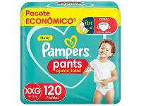 Fralda Calça Pampers Ajuste Total Tam. XXG 14 a 23Kg 2 Pacotes com 60 Unidades Cada - 1