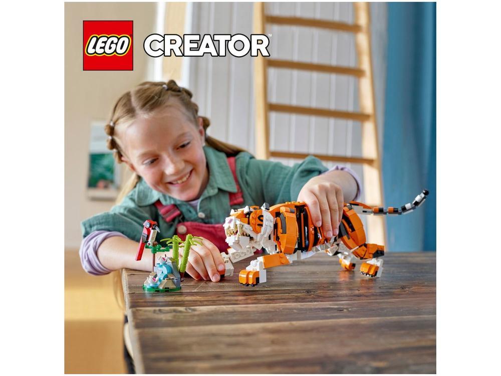 LEGO Creator 3 em 1 Tigre Majestoso 755 Peças - 2