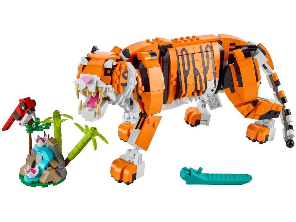 LEGO Creator 3 em 1 Tigre Majestoso 755 Peças - 3