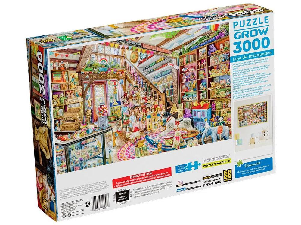 Quebra-cabeça 3000 Peças Puzzle Loja de Brinquedos - 9