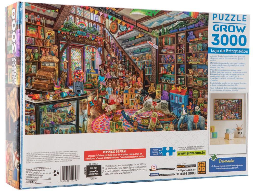 Quebra-cabeça 3000 Peças Puzzle Loja de Brinquedos - 6