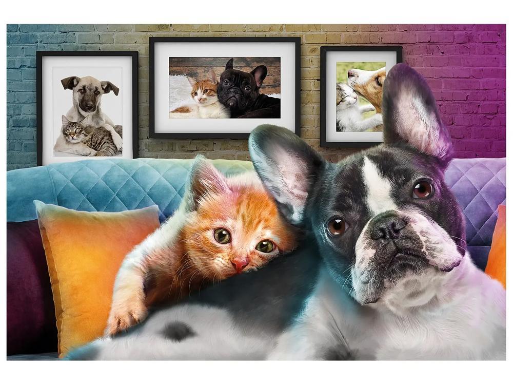 Quebra-cabeça 200 Peças Animais Puzzles Infantis - 3