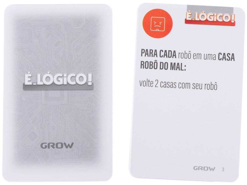 Jogo É Lógico! Tabuleiro Grow - 4