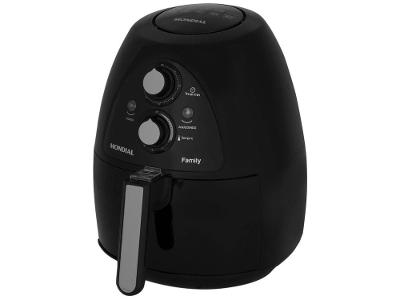 Fritadeira Elétrica Sem Óleo/Air Fryer Mondial NAF-05 Preta 4L com Timer