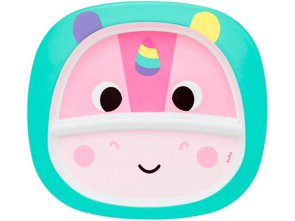Kit Refeição Infantil Buba Zoo Unicórnio 3 Peças Rosa - 3