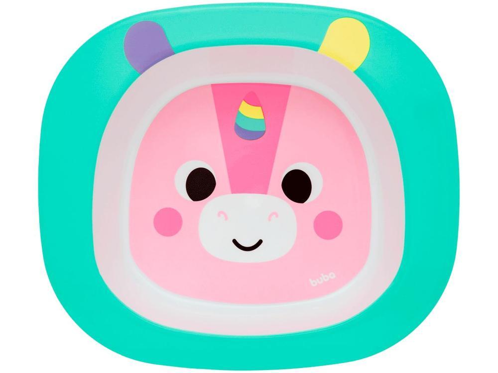 Kit Refeição Infantil Buba Zoo Unicórnio 3 Peças Rosa - 4