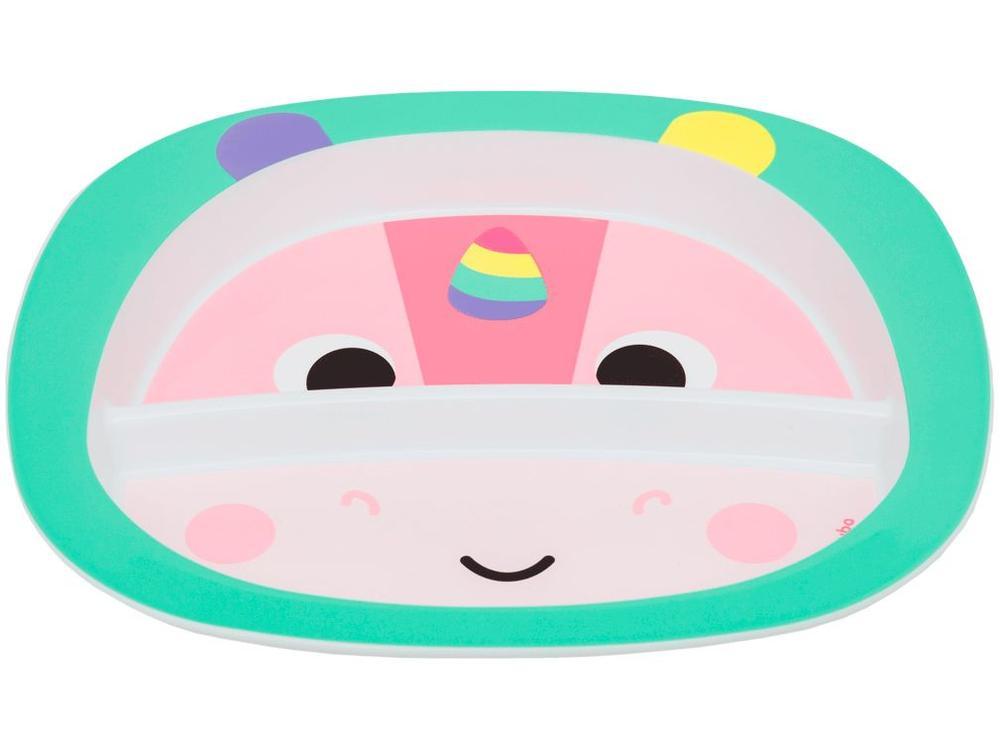 Kit Refeição Infantil Buba Zoo Unicórnio 3 Peças Rosa - 5