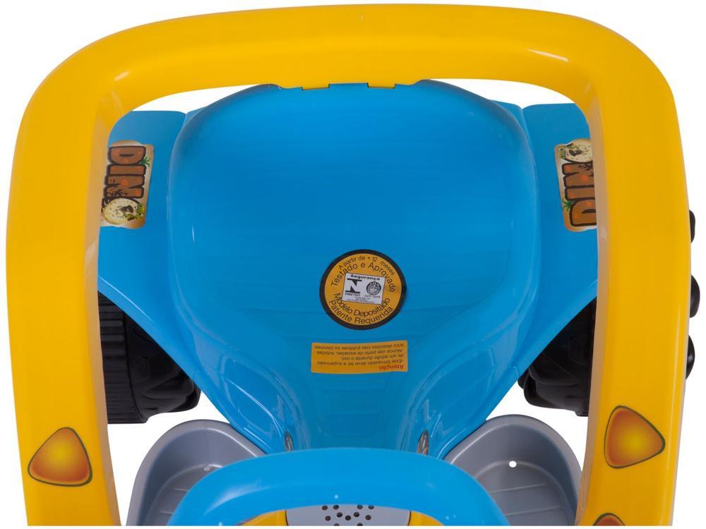 Triciclo Infantil Dino Azul com Empurrador - 6