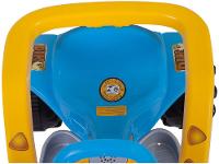 Triciclo Infantil Dino Azul com Empurrador - 6