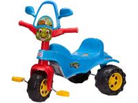 Triciclo Infantil Dino Azul com Empurrador - 9