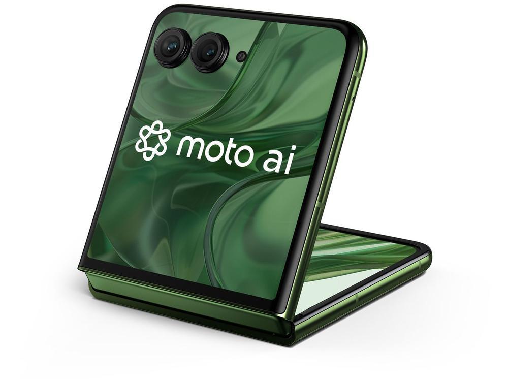 Smartphone Motorola Razr 50 Ultra 512GB Forest Green 5G 12GB RAM 6,9" Câm. Dupla + Selfie 32MP Dual Chip - 7