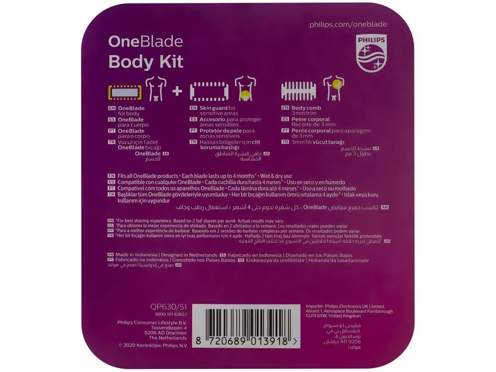 Kit Lâminas Phillips OneBlade Face + Body - 7