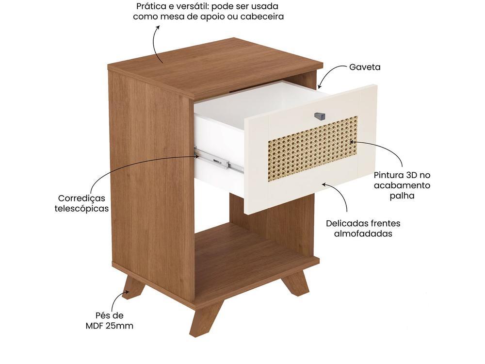 Mesa Lateral Trama Artely - 2