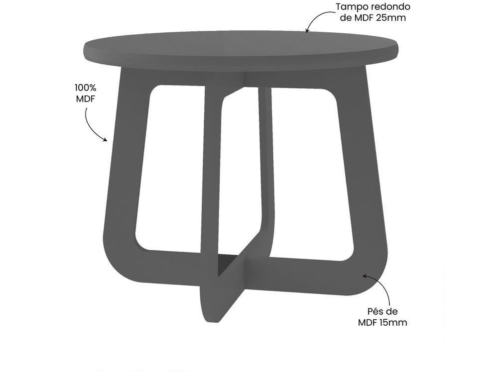 Mesa de Centro de MDF Jasmin Artely - 2