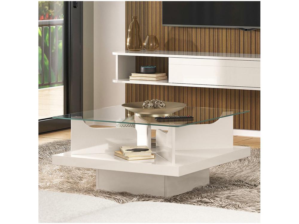 Mesa de Centro com Tampo de Vidro Clear Artely - 2