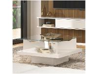 Mesa de Centro com Tampo de Vidro Clear Artely - 2
