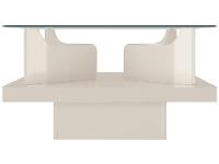 Mesa de Centro com Tampo de Vidro Clear Artely - 6