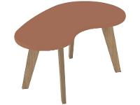 Mesa de Centro de MDF Orgânica Artely - 3