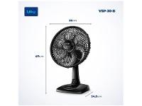 Ventilador Mondial Super Power VSP-30-B 30cm 6 Pas 3 Velocidades 60W - 26