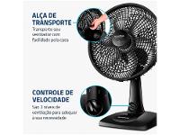 Ventilador Mondial Super Power VSP-30-B 30cm 6 Pas 3 Velocidades 60W - 7