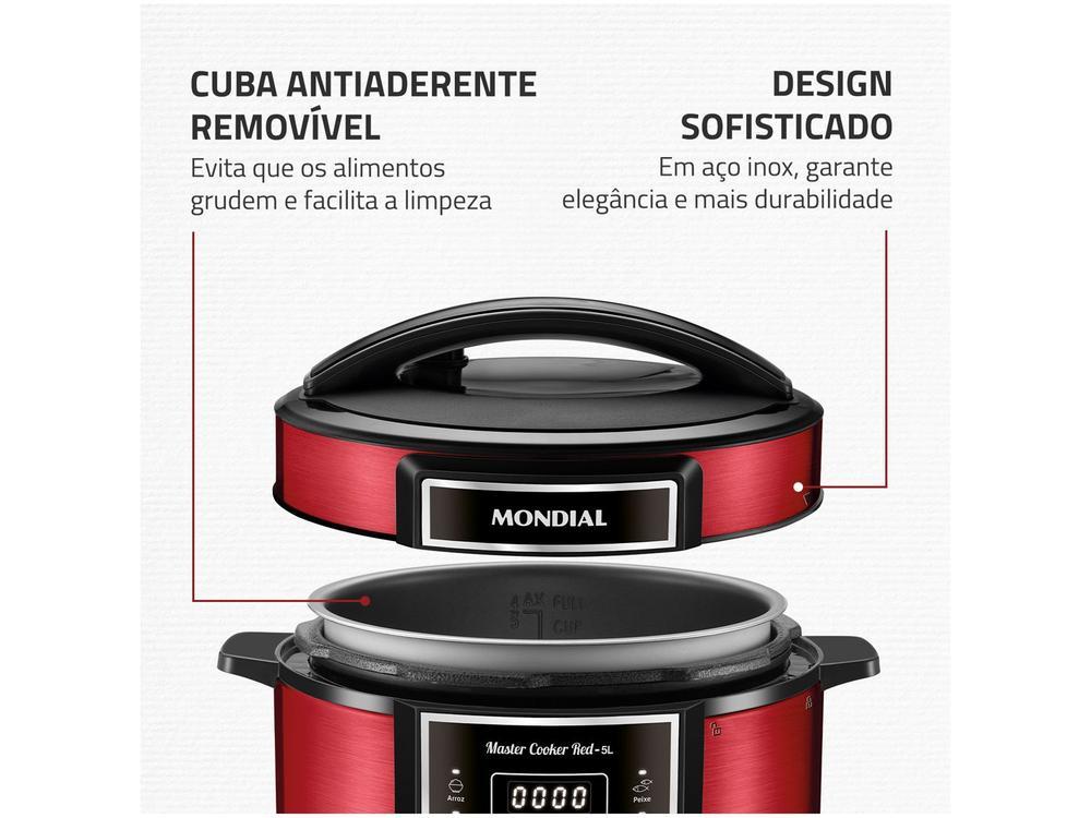 Panela de Pressão Elétrica Digital Mondial - 9