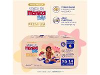 Fralda Turma da Mônica Baby Premium Jumbo Tam. XG 12 a 15kg 14 Unidades