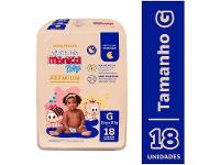 Fralda Turma da Mônica Baby Premium Jumbo Tam. G 8 a 13kg 18 Fraldas - 2