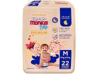 Fralda Turma da Mônica Baby Premium Jumbo Tam. M 4 a 9kg 22 Unidades - 1